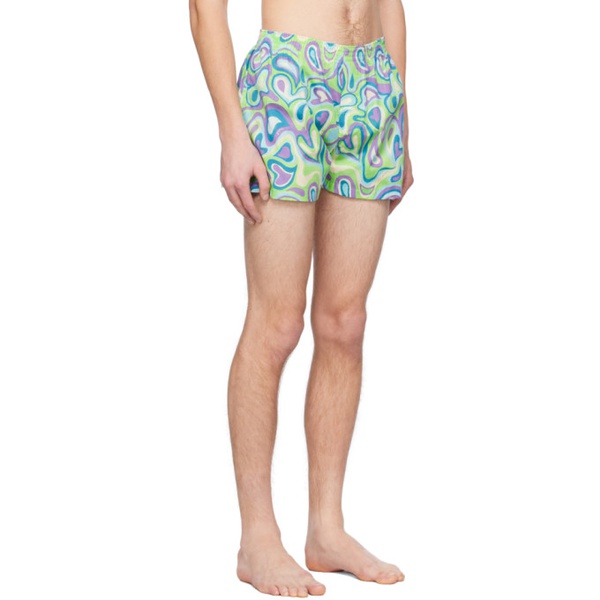  자크뮈스 JACQUEMUS Green Le Papier Le Calecon Boxers 222553M208002