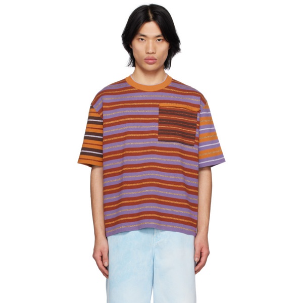  자크뮈스 JACQUEMUS Multicolor Le Raphia La Mailla Sao T-Shirt 231553M213049