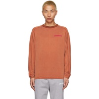 자크뮈스 JACQUEMUS Orange Crewneck Long Sleeve T-Shirt 231553M213020