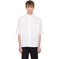 자크뮈스 JACQUEMUS White Le Raphia La Chemise Cabri Shirt 231553M192030