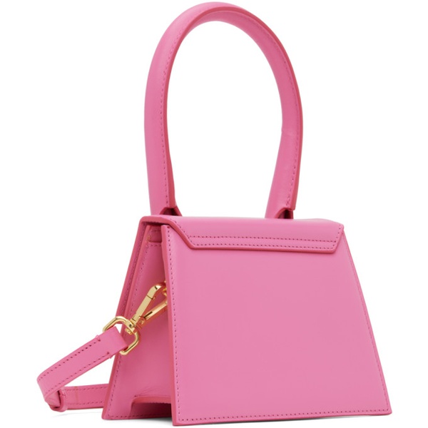  자크뮈스 JACQUEMUS Pink Le Papier Le Chiquito Moyen Bag 231553F046027