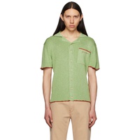 자크뮈스 JACQUEMUS Green Le Raphia La Maille Prata Shirt 231553M192056