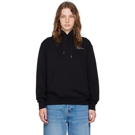 자크뮈스 JACQUEMUS Black Les Classiques Le sweatshirt brode Hoodie 242553F097013