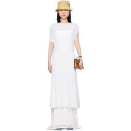 자크뮈스 JACQUEMUS White La Casa La robe Salerno Midi Dress 242553F054002