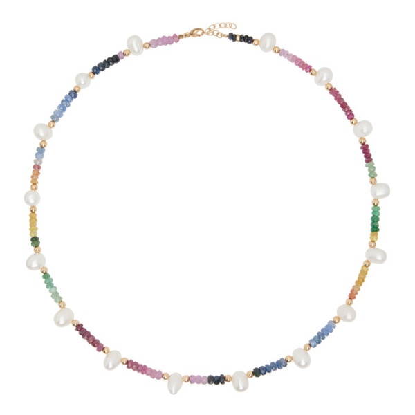  JIA JIA Multicolor Arizona Sapphire Pearl Necklace 241141F010014