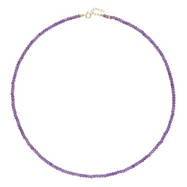 JIA JIA Purple February Birthstone Amethyst Beaded Necklace 241141F007018