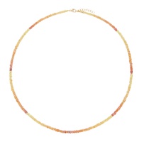 JIA JIA Yellow & Orange Multi Sapphire Necklace 242141F010004