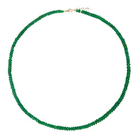 JIA JIA Green Soleil Mini Emerald Opal Necklace 242141F010014