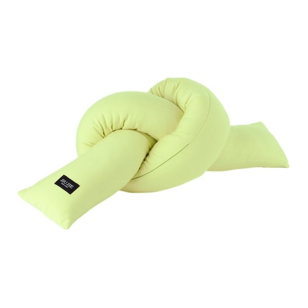  JIU JIE SSENSE Exclusive Green Baby Knot Cushion 222446M625017