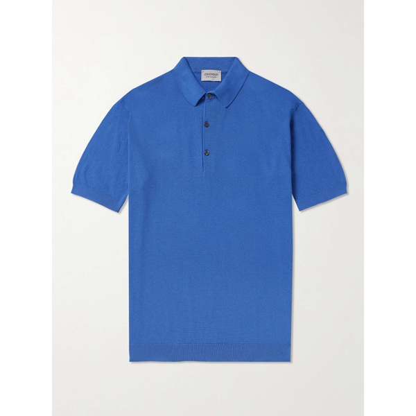  JOHN SMEDLEY Roth Slim-Fit Sea Island Cotton-Pique Polo Shirt 1647597323972028
