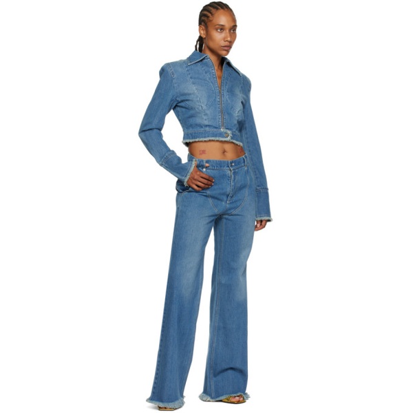  JUNEYEN Blue Faded Jeans 232201F069000
