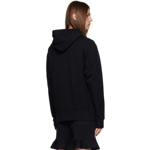  JW 앤더슨 JW Anderson Black Embroidered Hoodie 232477M202010