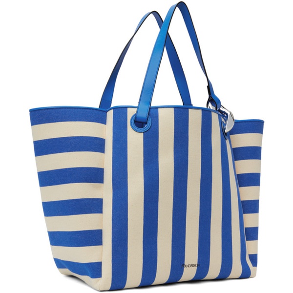  JW 앤더슨 JW Anderson Blue & White Large JWA Corner Tote 241477M172017