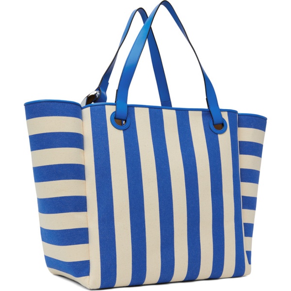  JW 앤더슨 JW Anderson Blue & White Large JWA Corner Tote 241477M172017