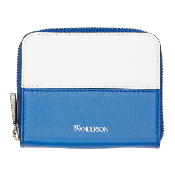  JW 앤더슨 JW Anderson Blue & White Coin Wallet 241477F040000