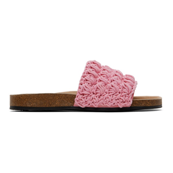  JW 앤더슨 JW Anderson Pink Popcorn Slides 241477M234001