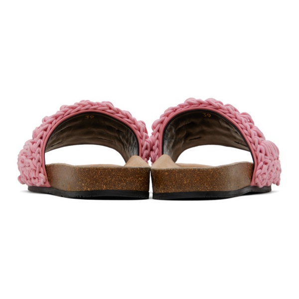  JW 앤더슨 JW Anderson Pink Popcorn Slides 241477M234001