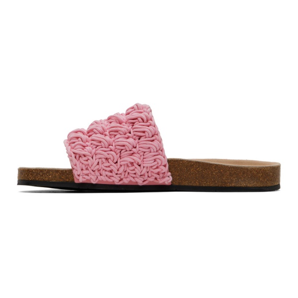  JW 앤더슨 JW Anderson Pink Popcorn Slides 241477M234001