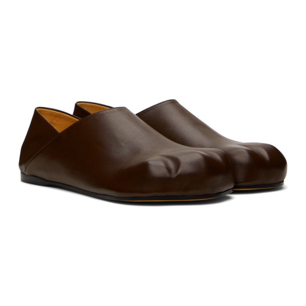  JW 앤더슨 JW Anderson Brown Paw Loafers 241477M231012
