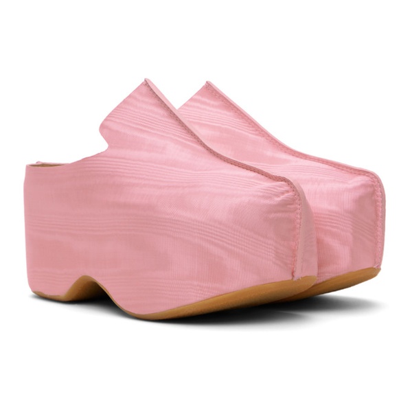  JW 앤더슨 JW Anderson Pink Moire Platform Clogs 241477M231015