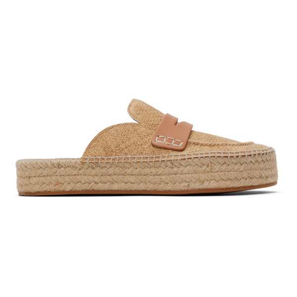  JW 앤더슨 JW Anderson Beige Espadrille Loafers 241477M229002