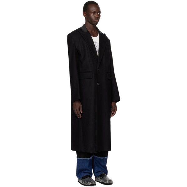  JW 앤더슨 JW Anderson Black Two-Button Coat 222477M176000