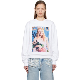 JW 앤더슨 JW Anderson White Carrie Sweatshirt 231477F098000