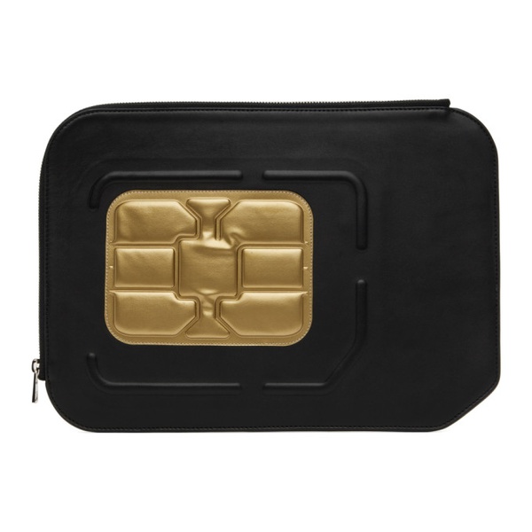  JW 앤더슨 JW Anderson Black Sim Card Pouch 232477M171011