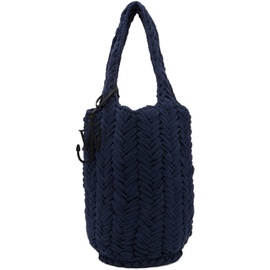 JW 앤더슨 JW Anderson Navy Knitted Shopper Bag 222477F046000