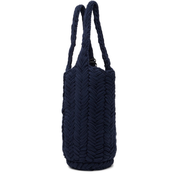  JW 앤더슨 JW Anderson Navy Knitted Shopper Bag 222477F046000