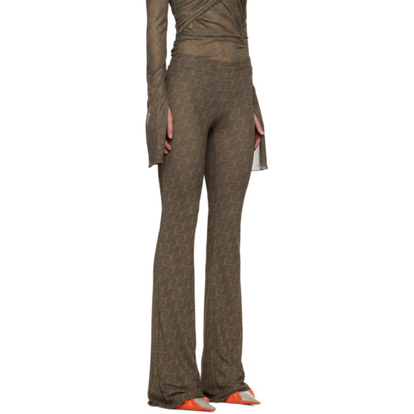  Jade Cropper Khaki Reversible Trousers 241772F087001