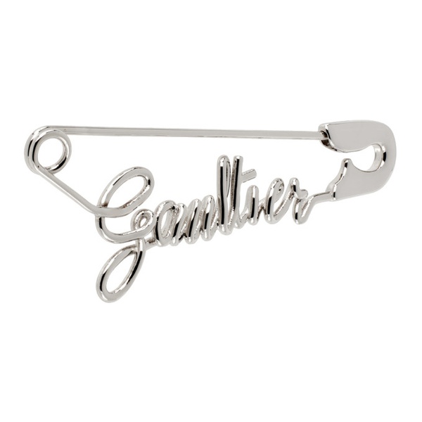  장 폴 고티에 Jean Paul Gaultier Silver The Gaultier Safety Pin Single Earring 241808F022001