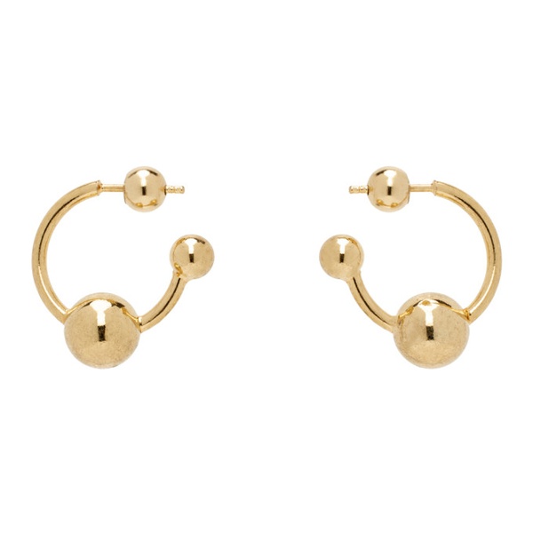  장 폴 고티에 Jean Paul Gaultier Gold Piercing Earrings 242808M144008