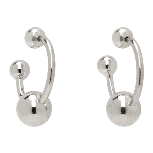  장 폴 고티에 Jean Paul Gaultier Silver Piercing Earrings 242808M144009