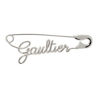 장 폴 고티에 Jean Paul Gaultier Silver The Gaultier Safety Pin Single Earring 242808F022012