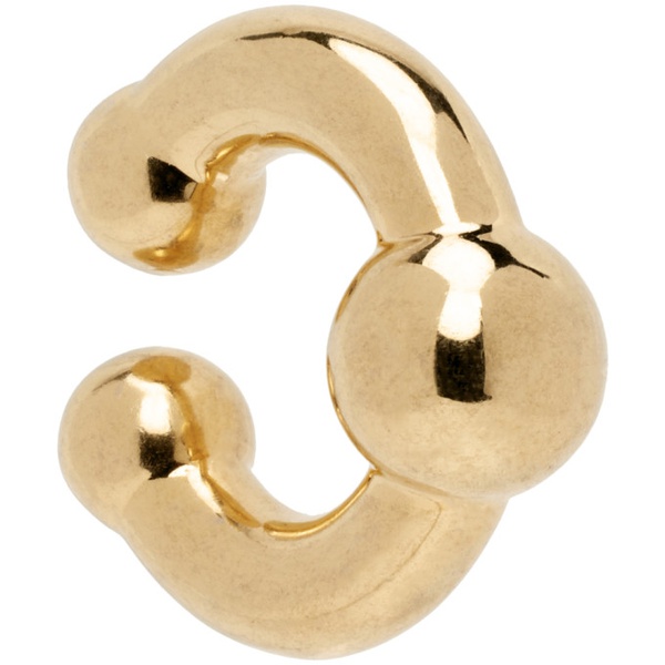  장 폴 고티에 Jean Paul Gaultier Gold Piercing Single Ear Cuff 242808F022007