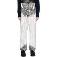 장 폴 고티에 Jean Paul Gaultier Black & White The Cartouche Jeans 242808M186000