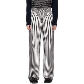 장 폴 고티에 Jean Paul Gaultier Black & White The Body Morphing Jeans 242808M186005