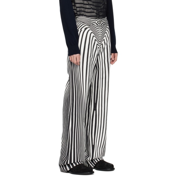  장 폴 고티에 Jean Paul Gaultier Black & White The Body Morphing Jeans 242808M186005