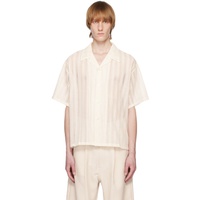 지에다 JieDa 오프화이트 Off-White Semi-Sheer Shirt 231819M192005