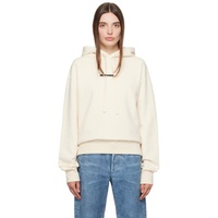 질샌더 Jil Sander 오프화이트 Off-White Printed Hoodie 232249F097002