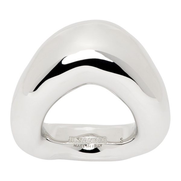 질샌더 질샌더 Jil Sander Silver Band Ring 241249F024001