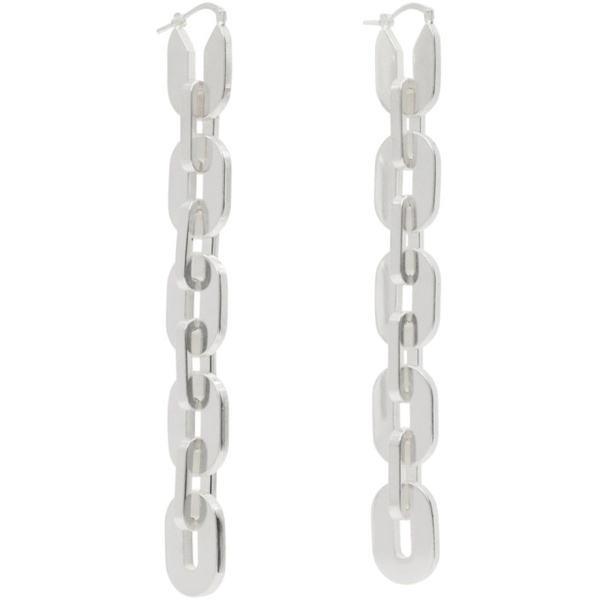 질샌더 질샌더 Jil Sander Silver Chain Earrings 241249F022013