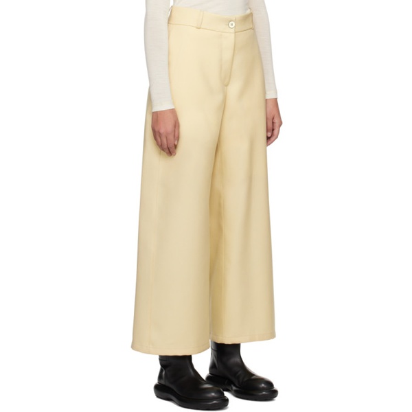 질샌더 질샌더 Jil Sander Yellow Relaxed-Fit Trousers 232249F087018