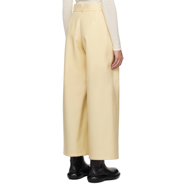 질샌더 질샌더 Jil Sander Yellow Relaxed-Fit Trousers 232249F087018