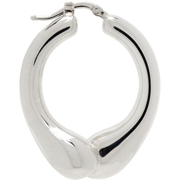 질샌더 질샌더 Jil Sander Silver Hoop Single Earring 231249F022011