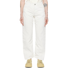 질샌더 Jil Sander 오프화이트 Off-White Workwear Jeans 221249F069010