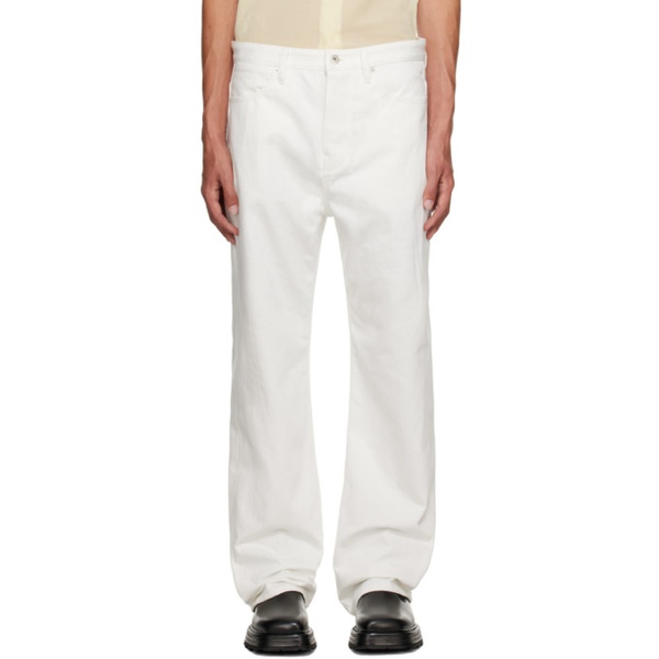 질샌더 질샌더 Jil Sander White Five-Pocket Jeans 231249M186000