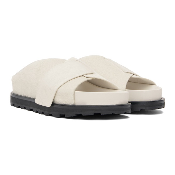 질샌더 질샌더 Jil Sander 오프화이트 Off-White Velcro Sandals 241249M234012