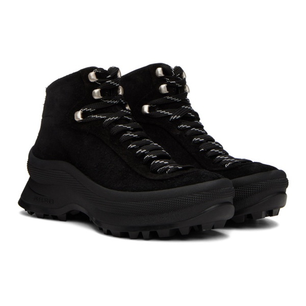 질샌더 질샌더 Jil Sander Black Suede Trail Sneakers 222249F127000